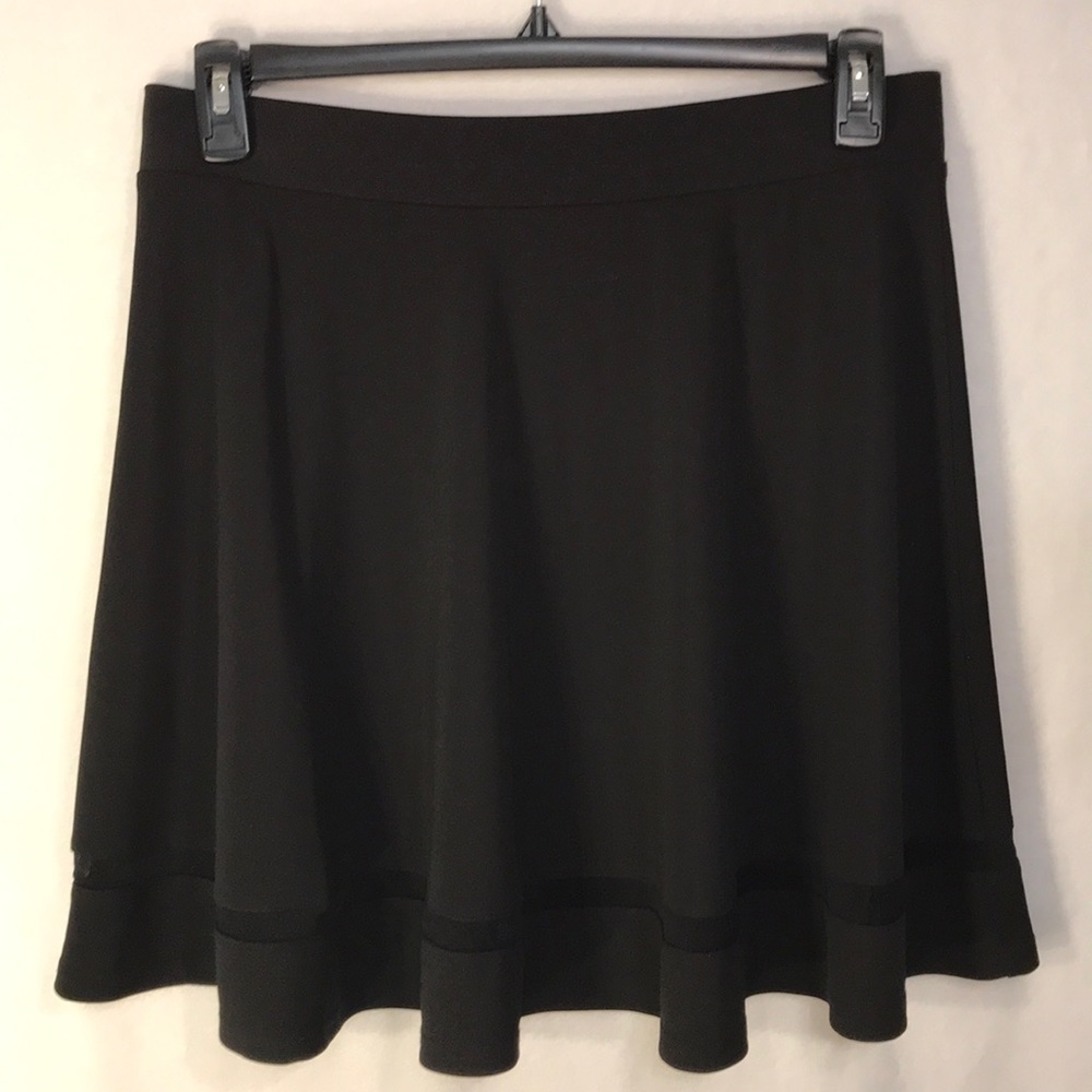 INC International Concepts Black Skater Skirt